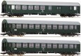 64145 Roco Set of 3 Passenger cars type Y/B 70 Sasnitz-Express